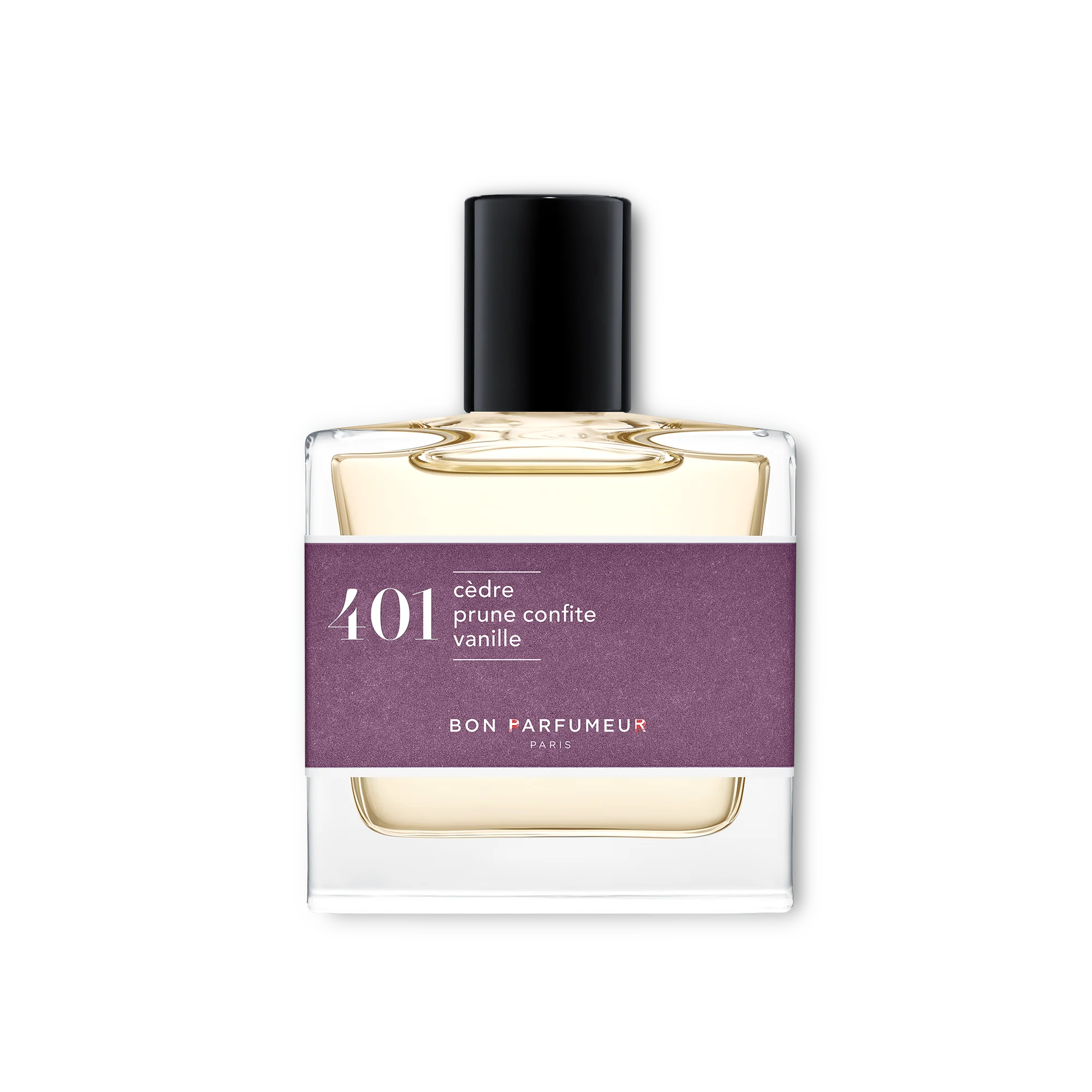 401 Cedar, Candied Plum, Vanilla Bon Parfumeur