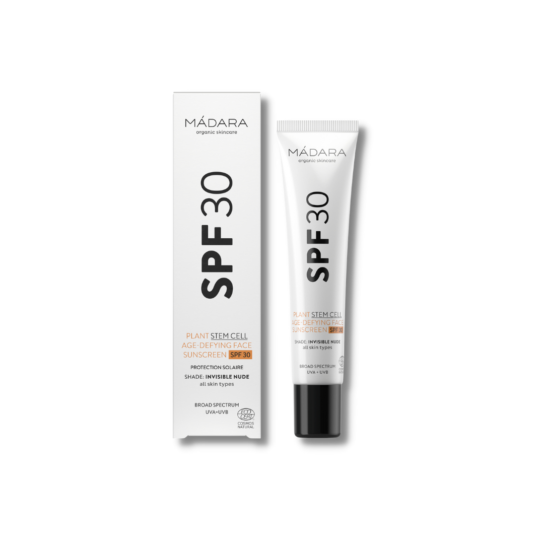 Protector Solar Facial Antiedad con Células Madre Vegetales SPF30 Madara