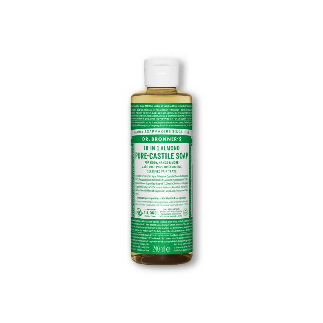 Pure Castile Liquid Soap - 240ml Dr Bronner&
