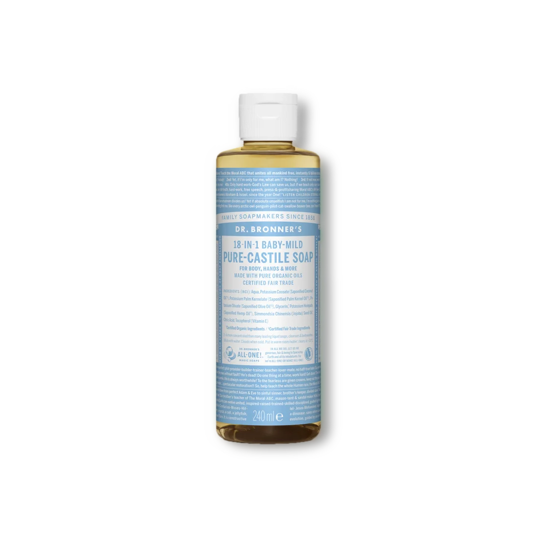 Pure Castile Liquid Soap - 240ml Dr Bronner&
