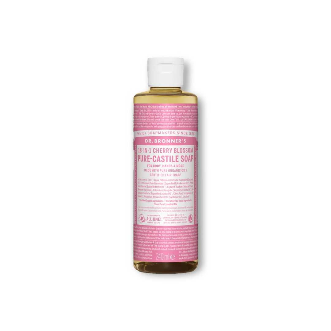 Pure Castile Liquid Soap - 240ml Dr Bronner&
