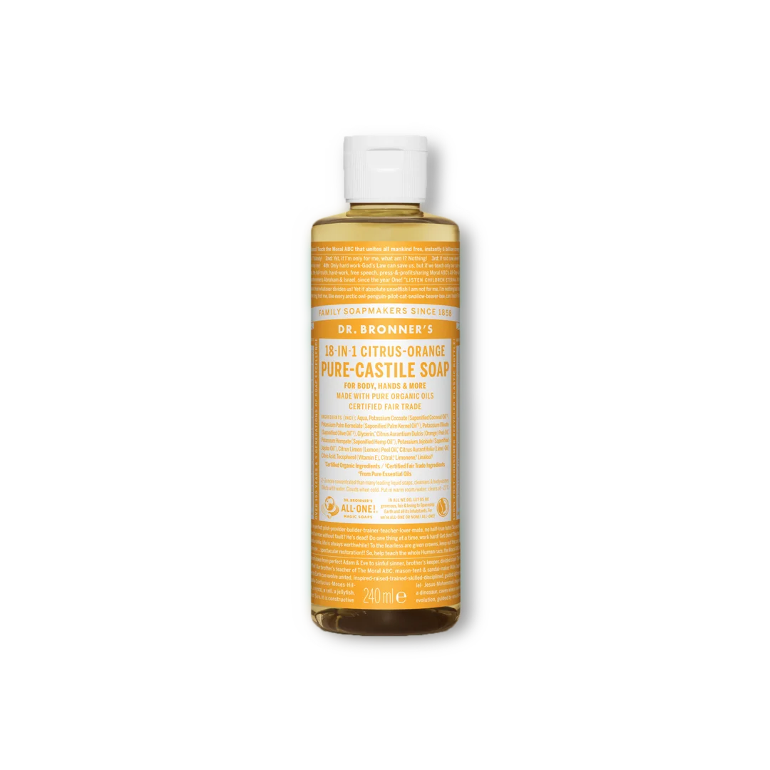Pure Castile Liquid Soap - 240ml Dr Bronner&