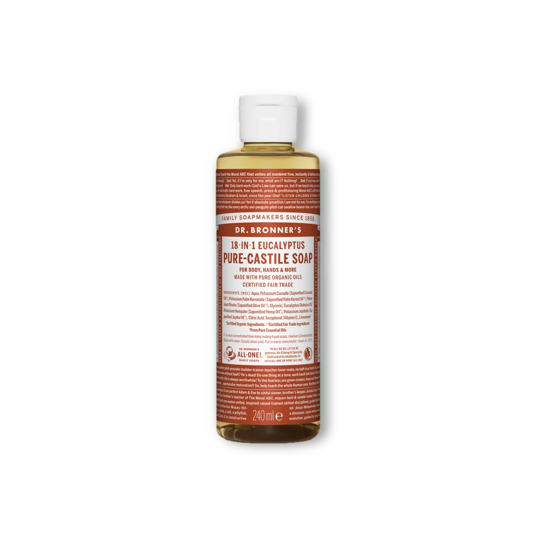 Pure Castile Liquid Soap - 240ml Dr Bronner&