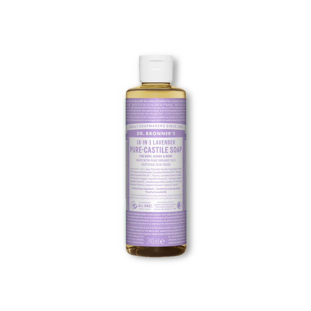 Pure Castile Liquid Soap - 240ml Dr Bronner&