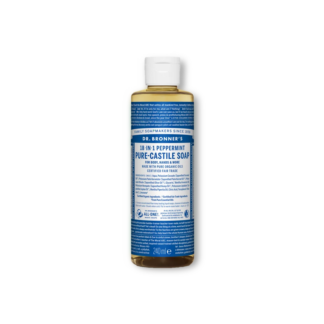 Pure Castile Liquid Soap - 240ml Dr Bronner&