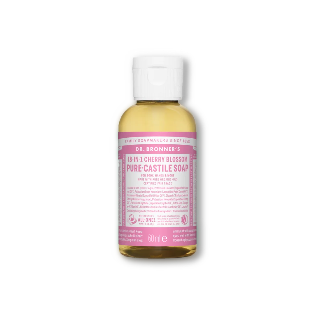 Pure Castile Liquid Soap - 60ml Dr Bronner&