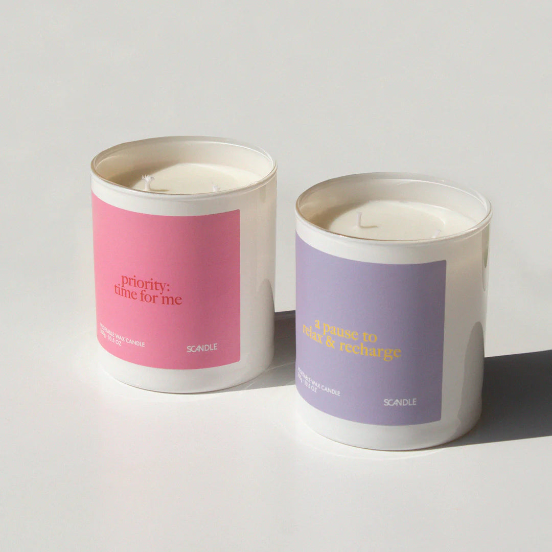 Vela Aromática "A pause to Relax &amp; Recharge" Scandle