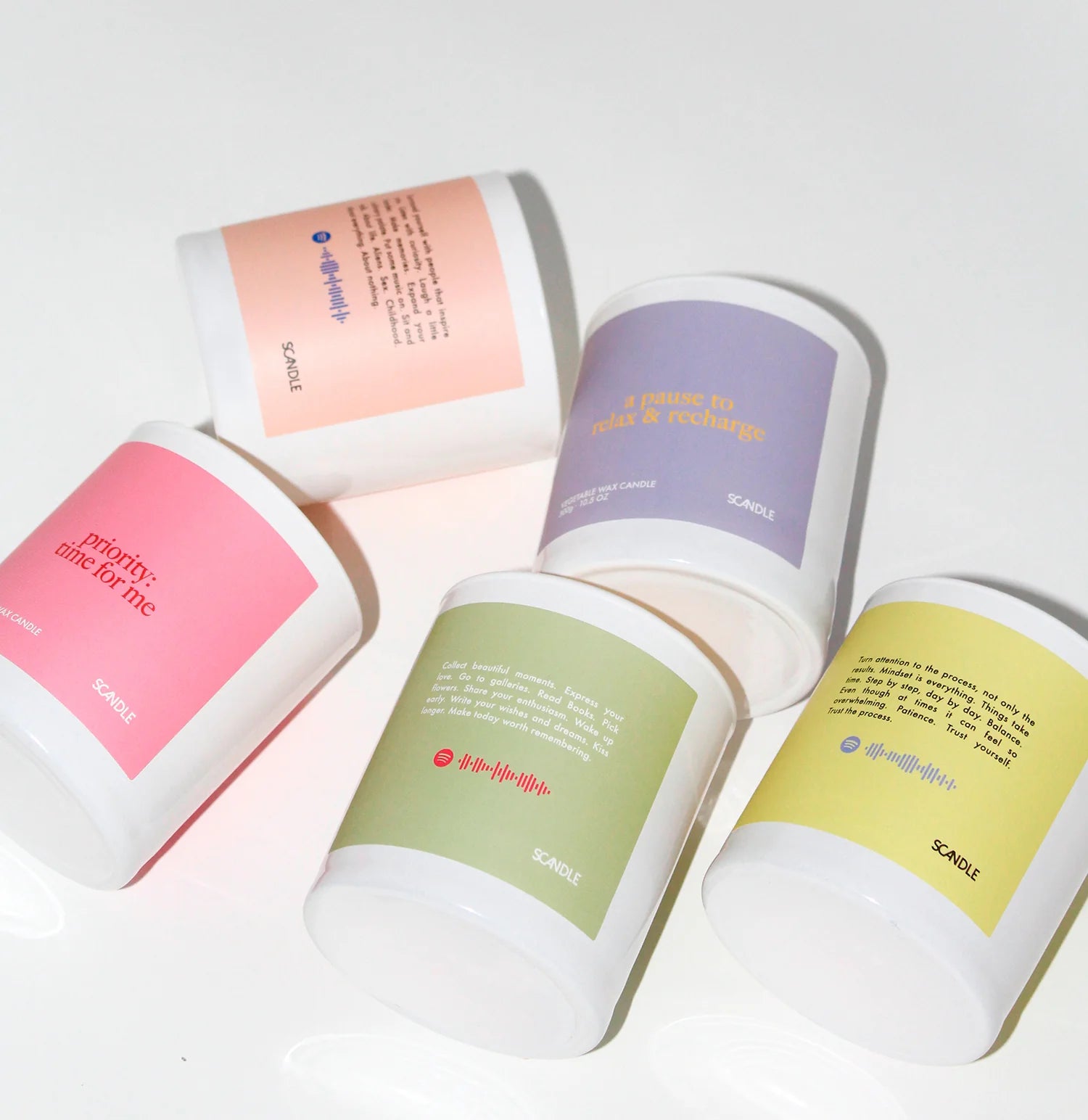 Vela Aromática "A pause to Relax &amp; Recharge" Scandle