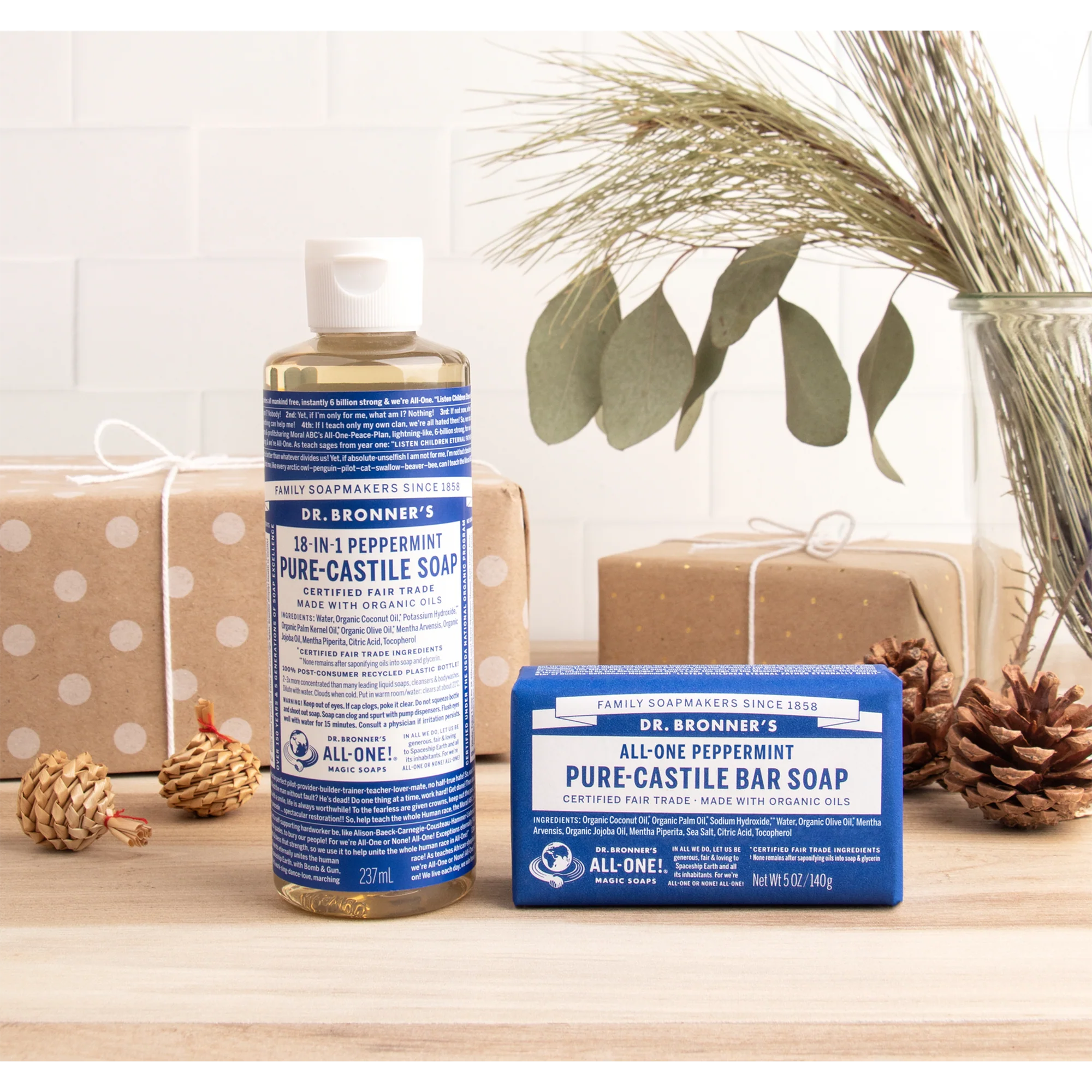 Pure Castile Liquid Soap - 475ml Dr Bronner&