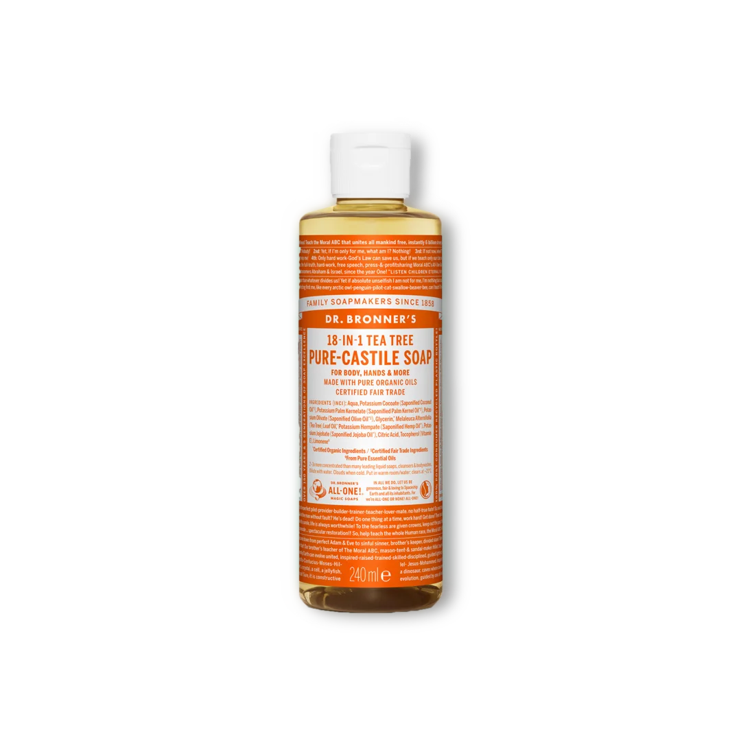 Pure Castile Liquid Soap - 240ml Dr Bronner&