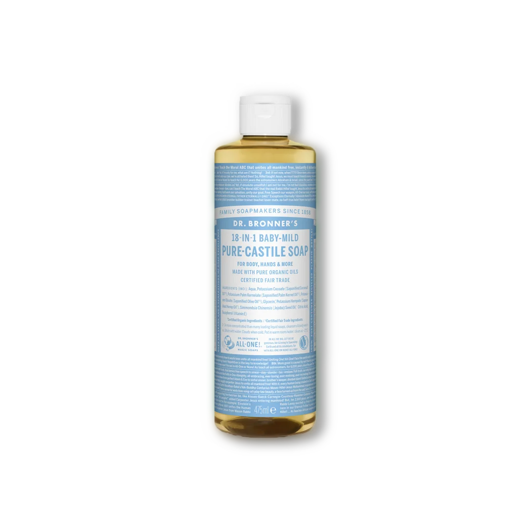 Pure Castile Liquid Soap - 475ml Dr Bronner&