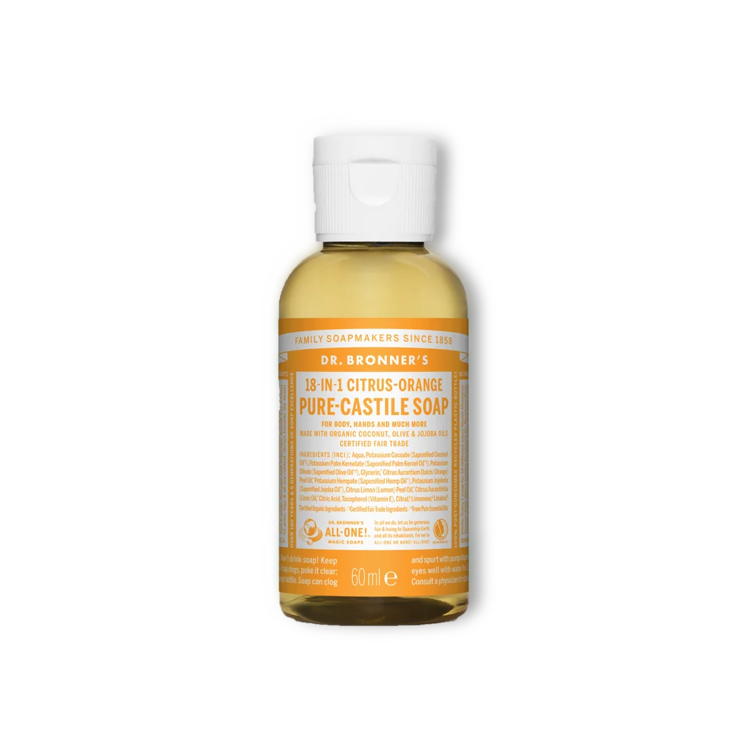 Pure Castile Liquid Soap - 60ml Dr Bronner&