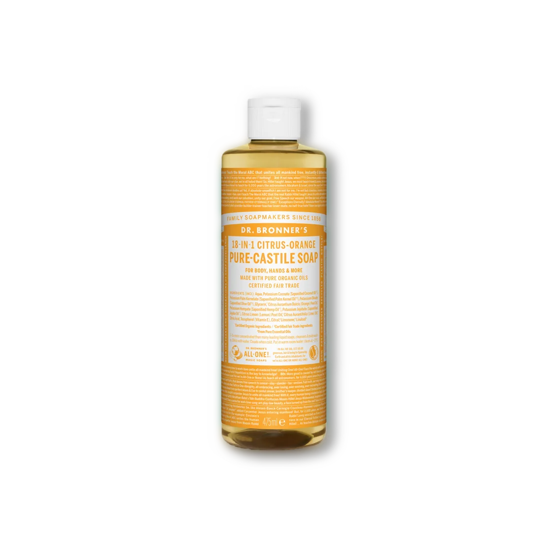 Pure Castile Liquid Soap - 475ml Dr Bronner&