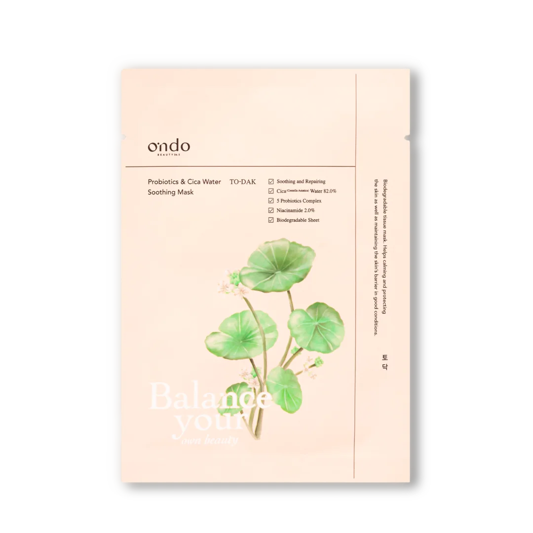 TO-DAK Probiotics &amp; Cica Water Soothing Mask Ondo Beauty 36.5