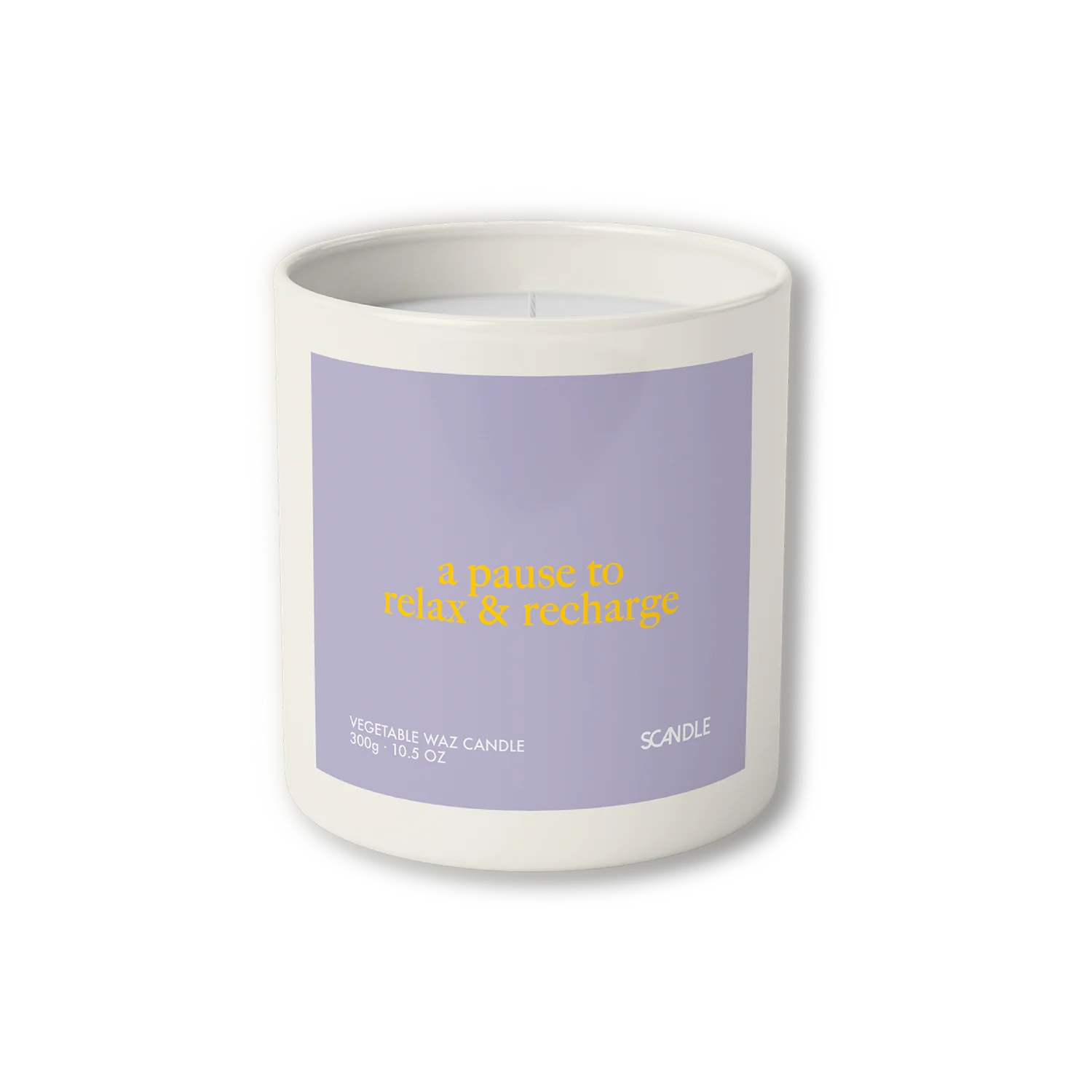 Vela Aromática "A pause to Relax &amp; Recharge" Scandle