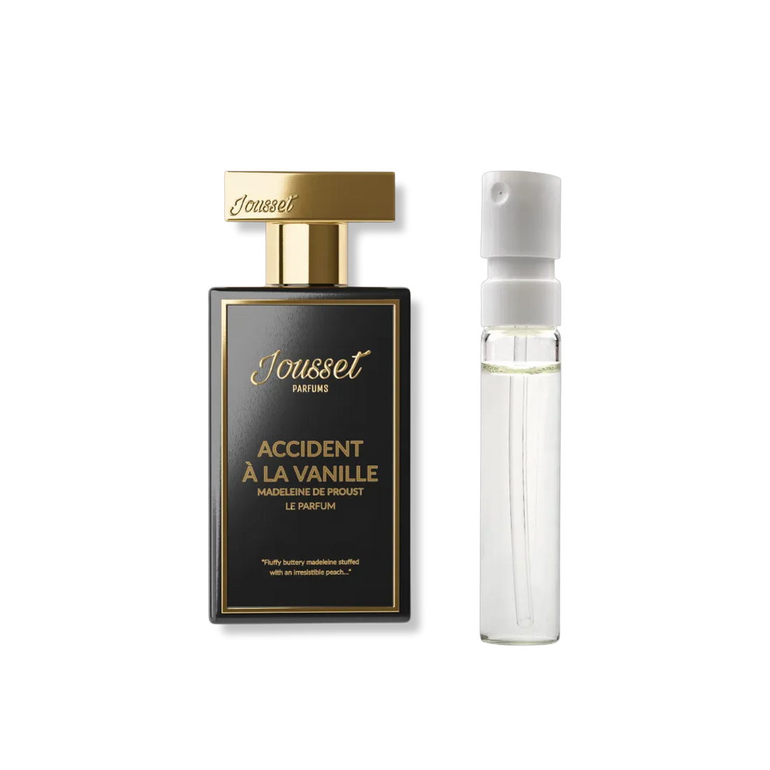 Jousset Parfums - Accident à la Vanille - Madeleine de Proust - muestra
