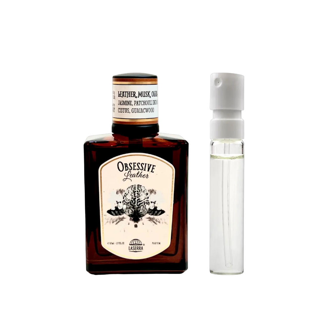 La Serra Profumi - Obsessive Leather - muestra
