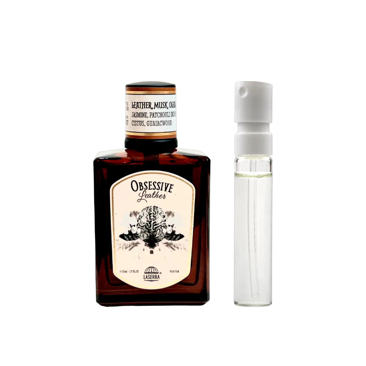 La Serra Profumi - Obsessive Leather - muestra