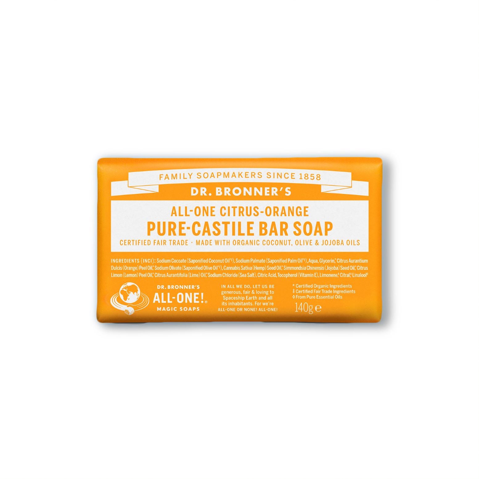 Pure Castile Bar Soap Dr Bronner&